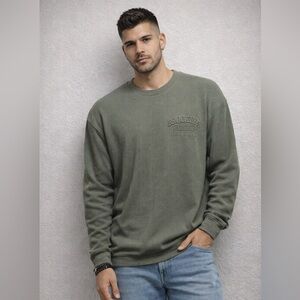 Brooklyn Long Sleeve Olive Shirt